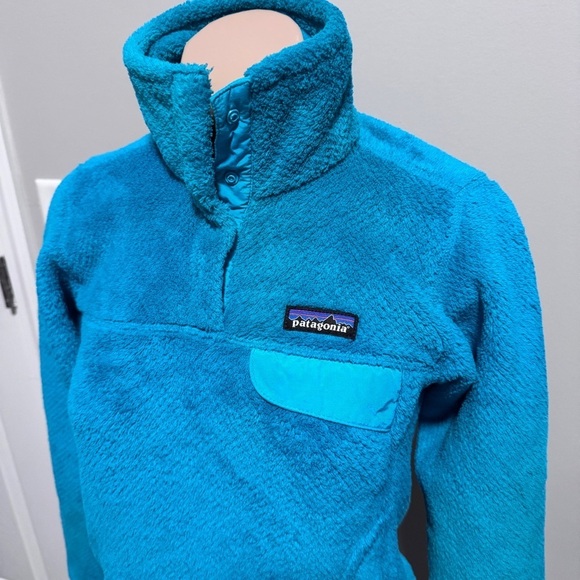 Patagonia Re-Tool Snap T Fleece Pullover Blue XXS Women’s Jacket - Picture 3 of 5